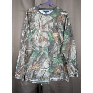 Gander Mountain Guide Series Shirt Men's Large Realtree Camo ScentCore Mesh